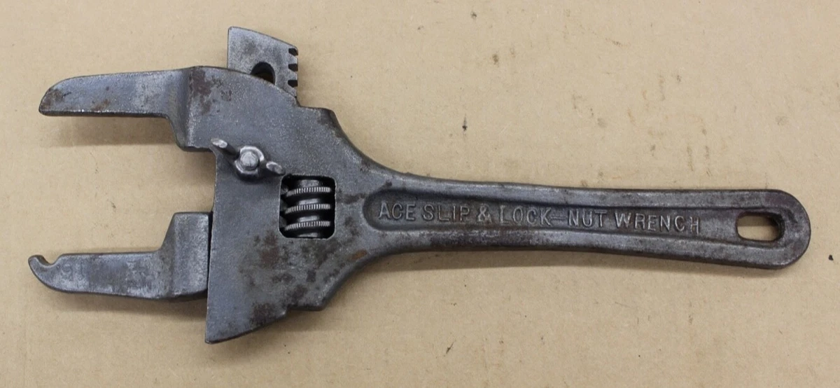 vintage ACE SLIP LOCK NUT WRENCH COVERS CO. BEDFORD O. nice eBay