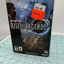 Rise of Nations: Rise of Legends (PC, 2006) With Manual and Key Code Mint Discs