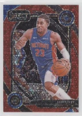 2024-25 Panini Select Courtside Red Disco Prizm 36/49 Jaden Ivey #250 1m00