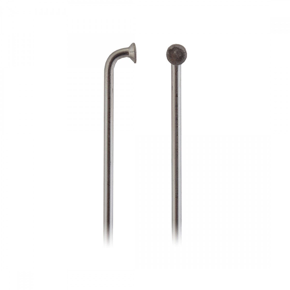 Объемные спицы CN J-Образный изгиб 2,6 (12 Г) 156 мм серебристого цвета