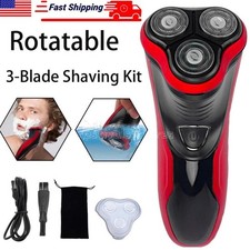 Electric Razor Shaver Men's Rotary Waterproof With Pop-up Trimmer Wet &Dry Razor