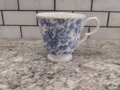Nikko Teacup, Tea Rose Blossom, Time Blue Chintz, Tableware, Vintage