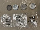 1964 2 Kennedy Half Dollars -1915 Half $, 1969 Kennedy Half (clad) 3 Dimes-41-57
