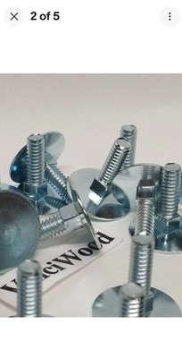 5/16-18 x 1-1/4'' Elevator Bolts, Zinc Finish, (25) Pcs. Quality hardware.