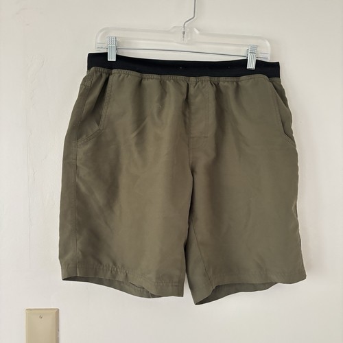 PRANA BREATHE Herren Medium elastische Stretch Taille Wandern Yoga Schwimmen Sport Shorts