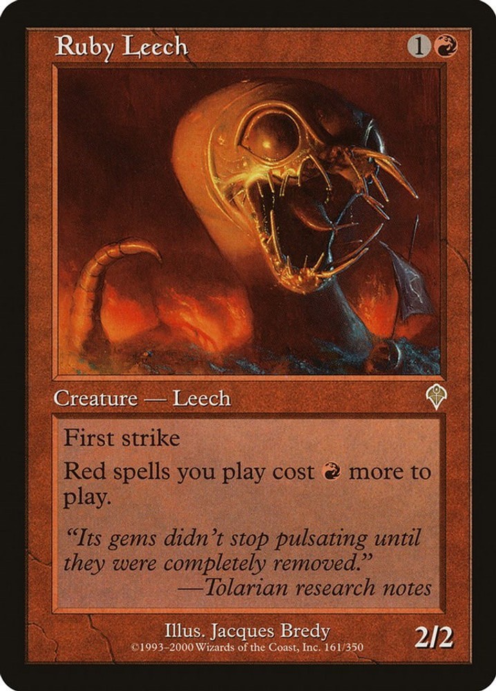 Ruby Leech (161) ( NM) Invasion MTG INV