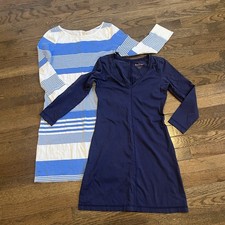 Lily Pulitzer Pima Cotton Sheath Dress Lot Of 2 XS Juliet Marlowe