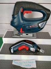 Bosch Toy Drill Set With Screwdriver  Jigsaw For Kids
