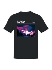Officially Licensed Nasa Space Shuttle Neon Launch Men's T-shirt