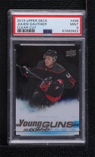2019-20 Upper Deck Young Guns Clear Cut Julien Gauthier #498 PSA 9 MINT 01ks