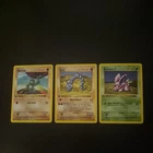 Pokemon 1999 Base Set 1st edition Shadowless Bundle Cards NM-LP Condition