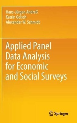 Hans-Jürgen Andreß Katrin  Applied Panel Data Analysis for  (Gebundene Ausgabe)