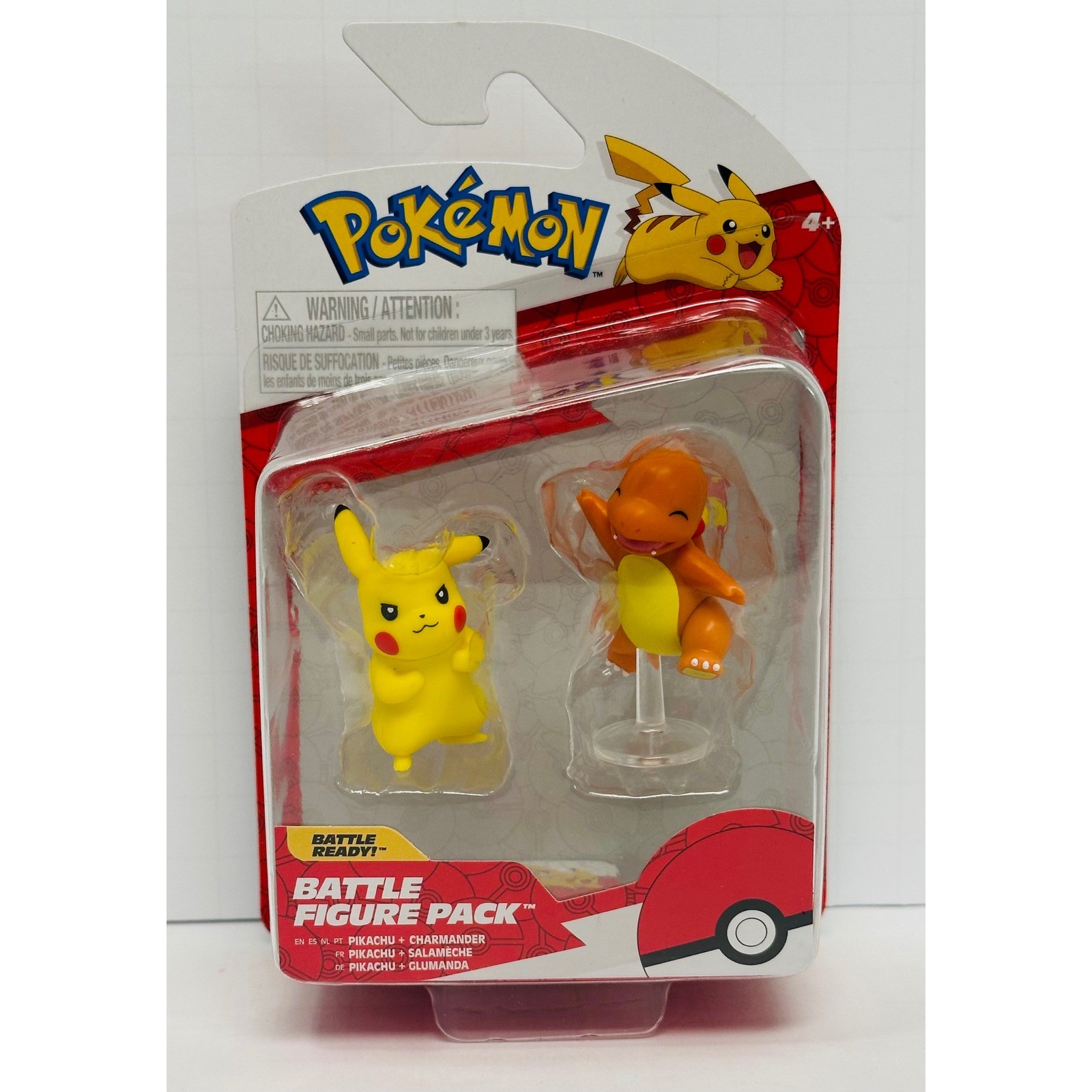 Jazwares Pok&eacute;mon Battle Ready Figure Pack 2" Pikachu Charma