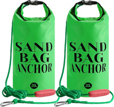 500D Sand Anchor for Small Boats,2 in 1 PWC Jet Ski Anchor Kit with Adjustable B