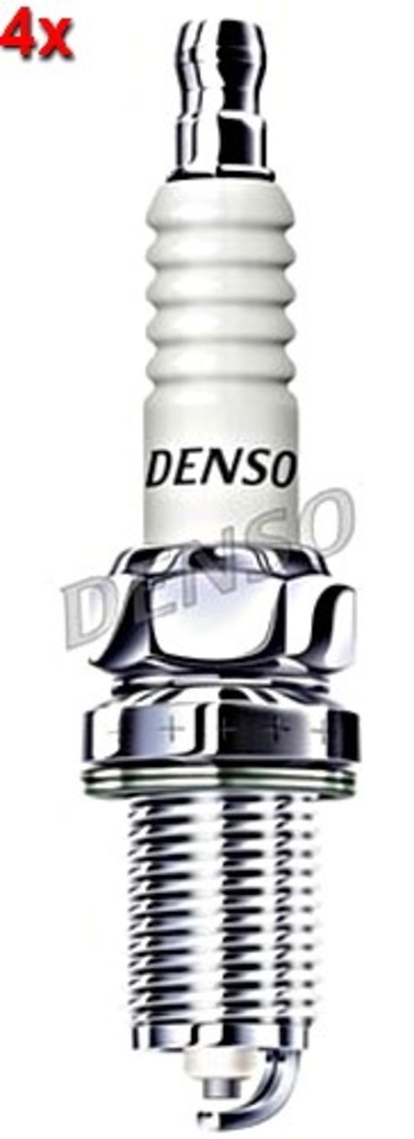 DENSO 4x Spark Plug For NISSAN Sunny II 1.6L 1987-1988 22401-01P14