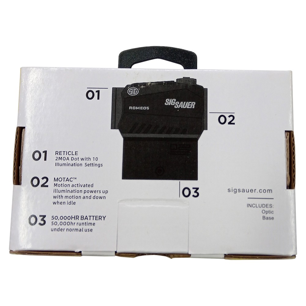 SIG SAUER ROMEO5 1x20mm TREAD 2 MOA Red Dot Sight 798681599028| eBay