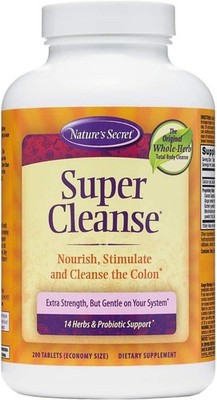 Nature's Secret Super Cleanse Nourish, Stimulate & Cleanse, 200 Tablets