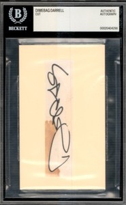 パンテラ PANTERA 直筆サイン 色紙 ポストカード ヴィンテージ Pantera Autographs | eBay