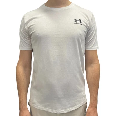Under armour Sportstyle Logo T-Shirt Homme Taille XL Couleur Blanc Manche Courte - Photo 1/4