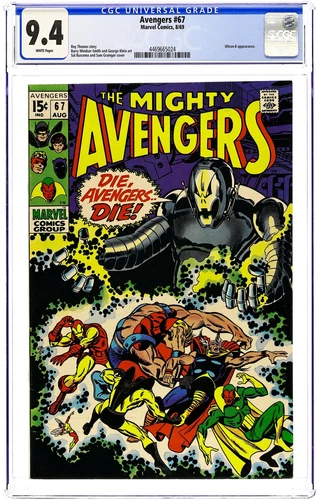 Avengers #67 CGC 9.4 1969 4469665024
