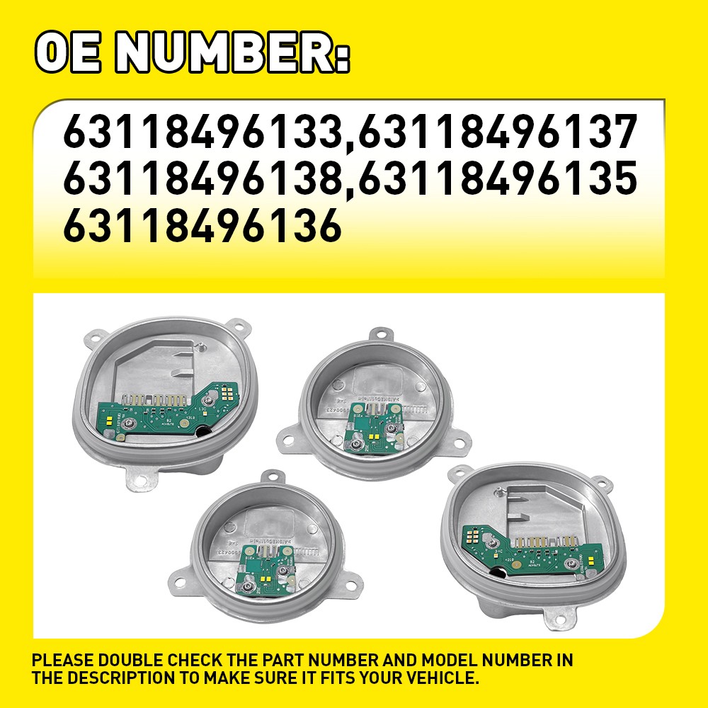 Yellow DRL For BMW G20 330i 330iX 2019-2022 Daytime Running Light LED Module