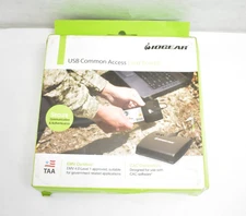 IOgear USB Common Access Card Reader CAC Reader 5' Cable USB-A Interface
