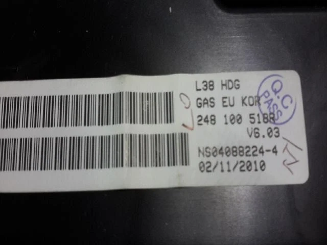 Renault Fluence SM3 LE 2011 grupos de instrumentos Foto 4 de 4