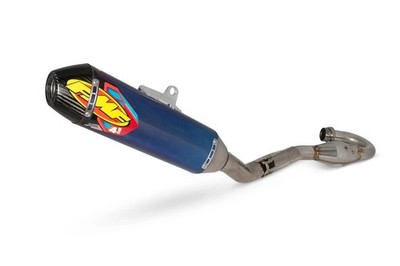 FMF Factory 4.1 RCT Exhaust System w/MegaBomb Header Blue #042406 for Kawasaki