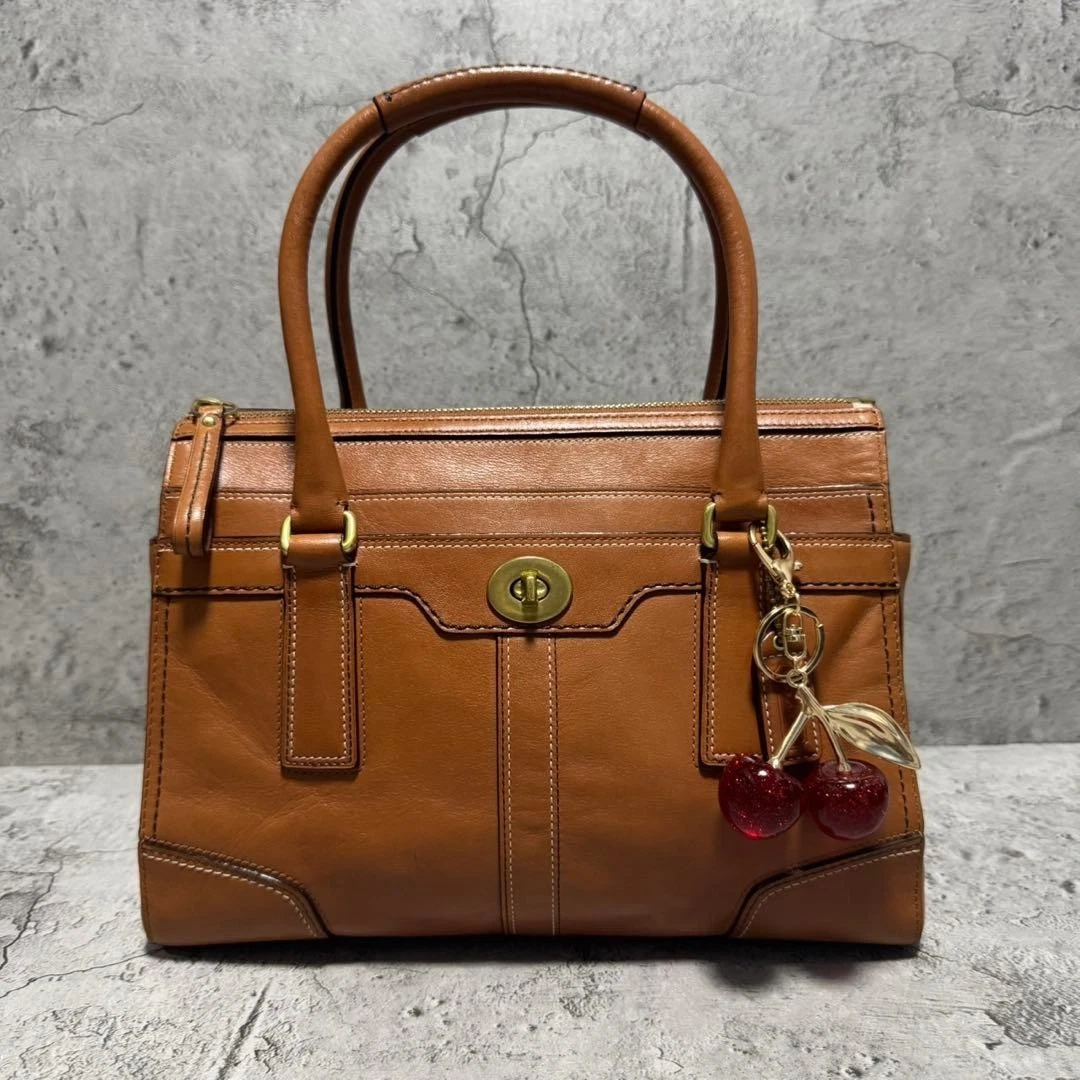 バッグ COACH soho Leather Turn Lock Boston Bag coach boston bag products for sale | eBay