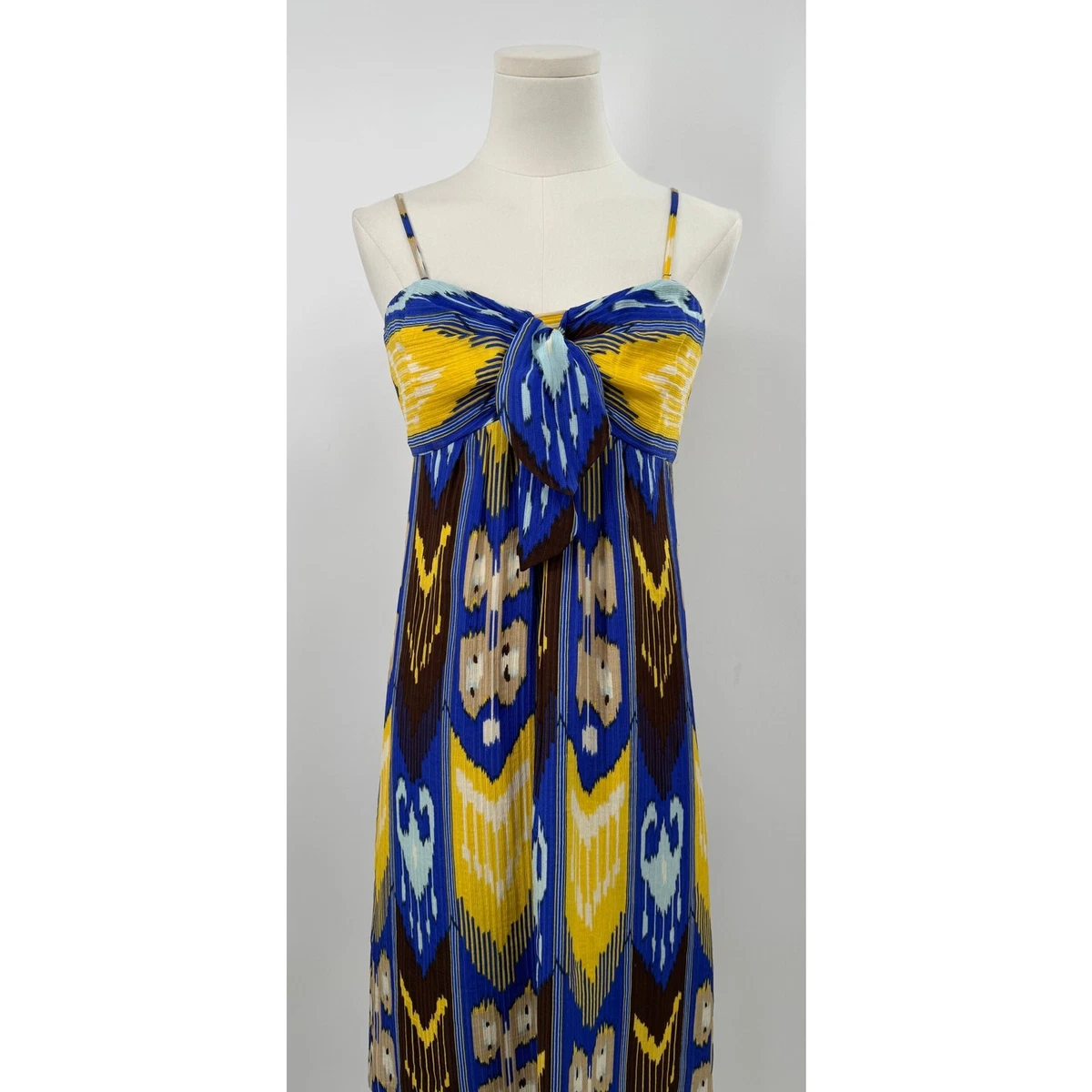 blue and yellow dresses for women Olandria Lace Twist Maxi Dress main image 0