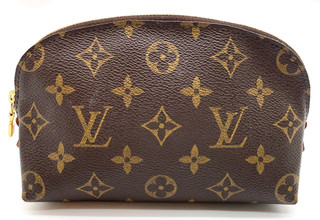 Auténtica bolsa de tocador Louis Vuitton con monograma cosmético PM M47515 N051440