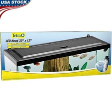 Aquarium LED Hood Low Profile Energy Efficient Filter Compatible Lighting New
