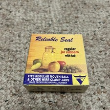 New Reliable Seal Canning Jar Rubbers W Tab Regular Mouth Ball Viceroy Clamp Jar