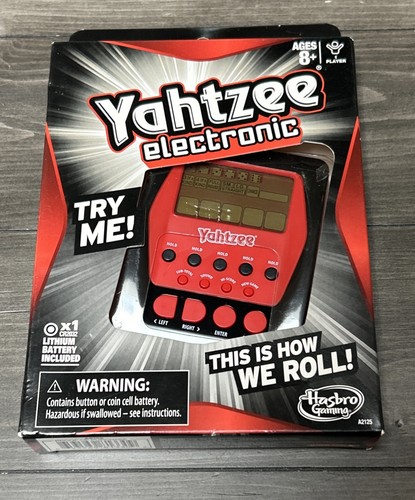 Hasbro Yahtzee Electronic Handheld Digital Game 2012 Edition A2125 New Sealed! - 第 2/3 張圖片