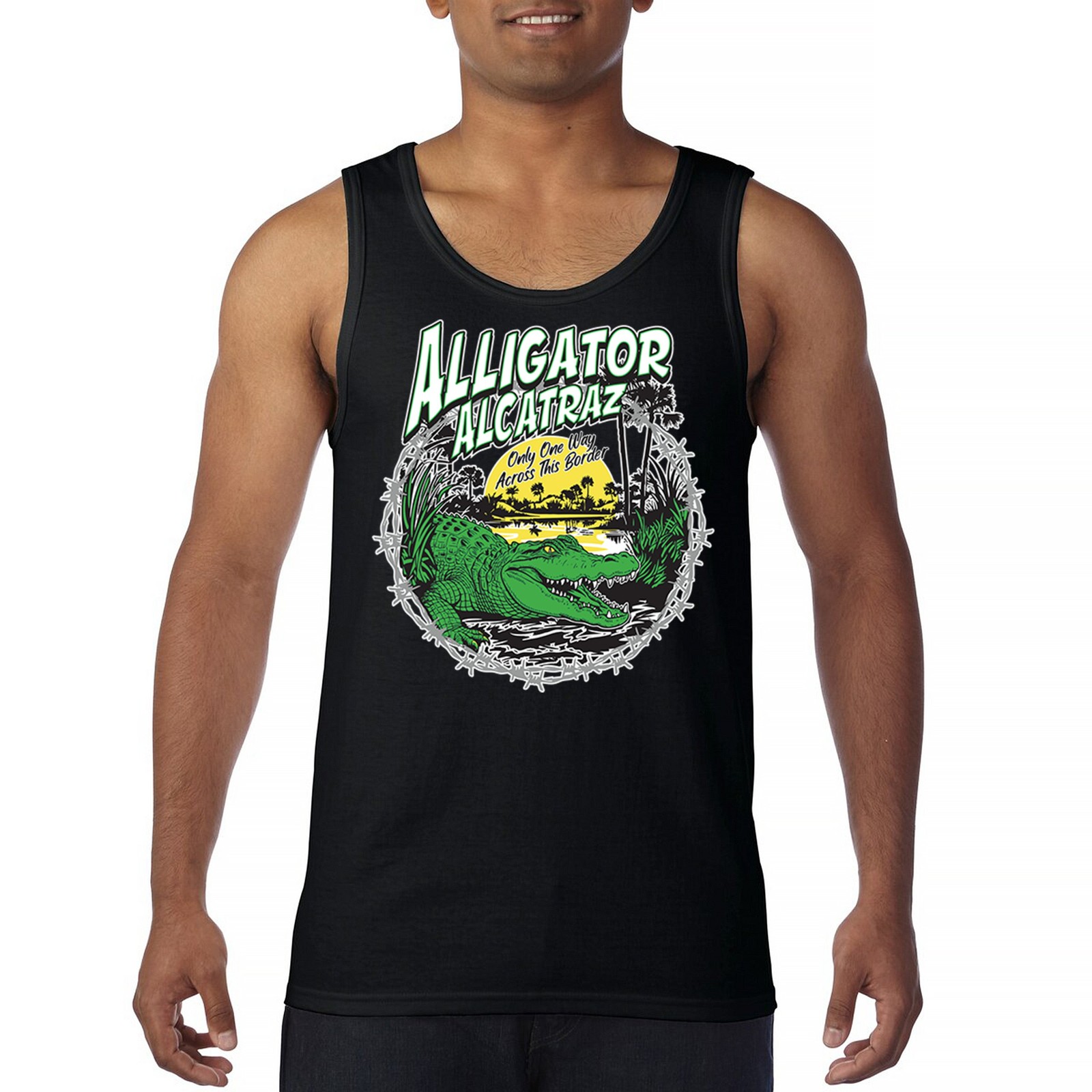 ALTRA Canotta uomo Alligator Alcatraz Trump Florida immigrazione prigione ICE