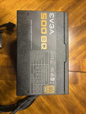 EVGA 500 W BQ  80+ Bronze 500W Semi Modular FDB Fan Power Supply 110-BQ-0500-K1