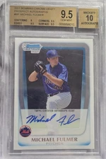 2011 Bowman Chrome Draft Michael Fulmer SIGNED AUTO 10 #MF BGS 9.5 GEM MINT ReAd