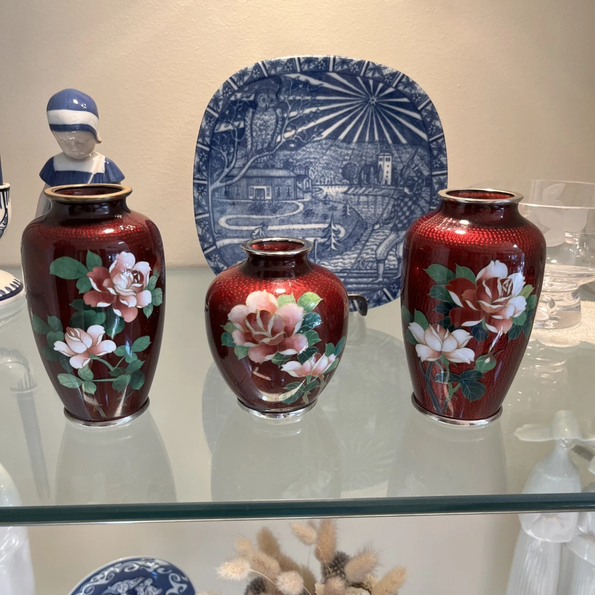 红色1900-1940 中国古董花瓶| eBay