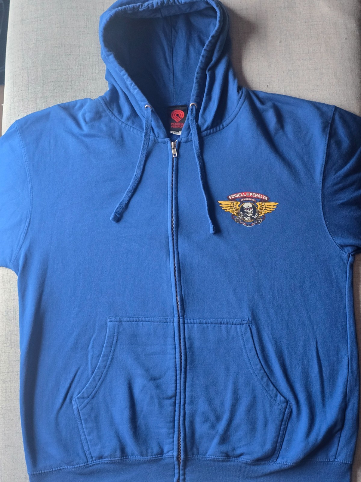 RARE MINT 2012 Powell Peralta Bones Winged Ripper Zip Hoodie