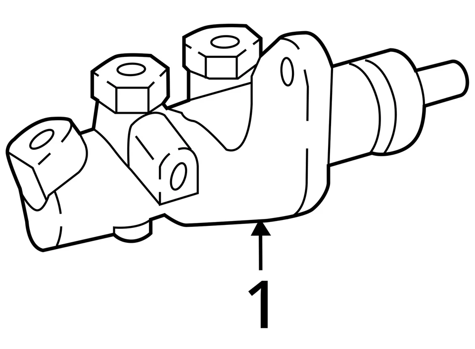 2007 Mercedes-Benz Classe E cilindro mestre de freio fabricante de equipamento original 109K milhas - LKQ378332983 - Imagem 4 de 4