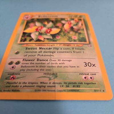 Bellossom 3/111 Neo Genesis Unlimited Holo Pokemon TCG - HP | eBay