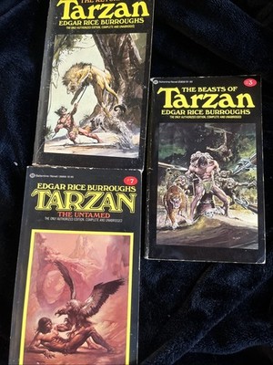 Nice Group Of 12 Edgar Rice Burroughs Tarzan Novels 2 3 4 5 6 7 8 9 11 15 20 21