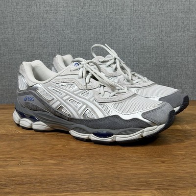 ASICS GEL-NYC Men s 11.5 Glacier Grey Gravel Suede Mesh Sneaker 1203A383-025