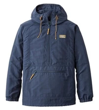 L.L.Bean Men's Mountain Classic Anorak Blue Size Large / Reg *see description*