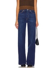 Re/Done 90  s High Rise Loose Relaxed Fit Jeans In Deep Fade Blue NWT Size 29