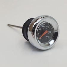 Oil Tank Dipstick W Oil Temp Gauge For Many 1970-1994 Harley Fl Fx Flt Fxr Xlch