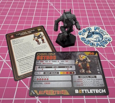 BattleTech OSTROC Mech -- ILLICIAN LANCERS Command Lance - - NEW! - IN HAND