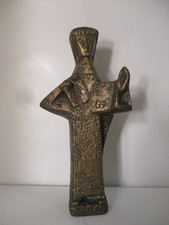 Heiliger Franz von Assisi Figur aus Bronze Höhe ca. 19,5 cm Gewicht ca. 1,68 kg