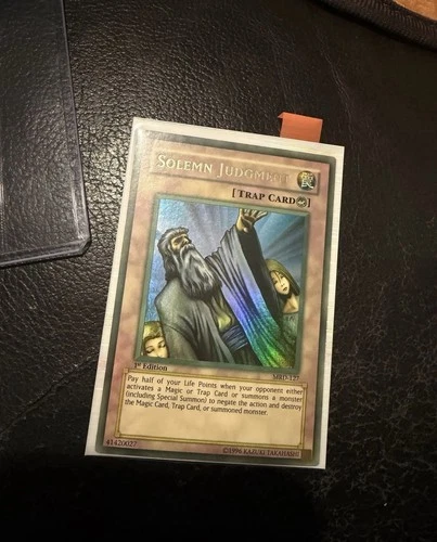 Yu-Gi-Oh! Solemn Judgement MRD-EN127 Ultra Rare 1st Edition LP-VLP (Max Faded)