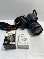 Canon EOS Rebel T1i 15 MP DSLR Camera W 18-55mm Lens New Battery  Charger
